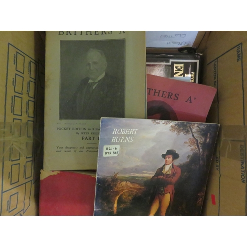 269A - Box of Books, mainly Burns and Washington Wilson