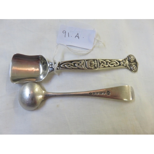 91A - Iona Silver Spoon by Alexander Ritchie and One Other