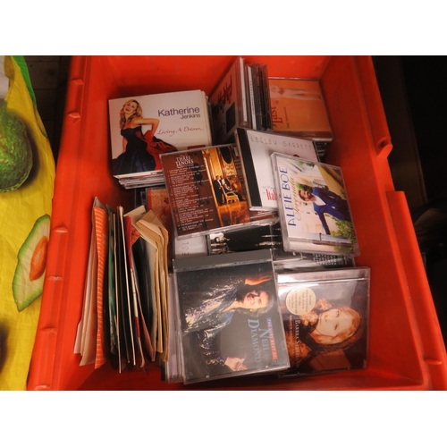 190 - Box of DVD's and CD's