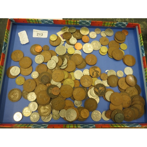 213 - Quantity of British and American Coinage