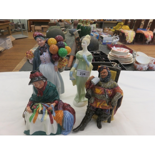 234 - Four Royal Doulton Figures