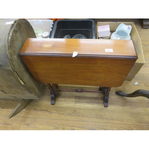 411 - Mahogany Drop Leaf Table