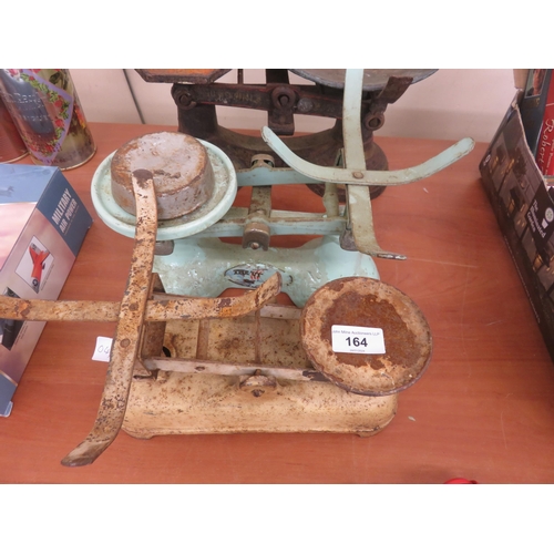 164 - Three old Weighing Scales