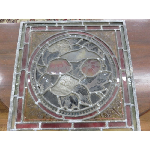 13 - Small lot of Stained Glass