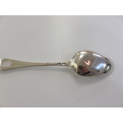 148 - George II Silver Table Spoon by Ebenezer Coker, London. Lion Passant Hallmark. Circa 1750's