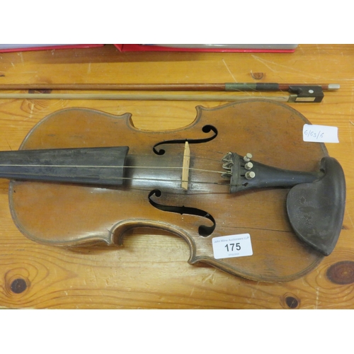 175 - Violin and Bow