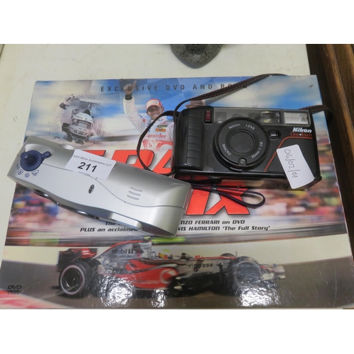 211 - Two Cameras and Grand Pric DVD and Lewis Hamilton Book