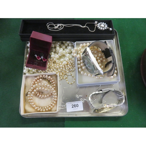 260 - Pearls and Other Various Pieces of Jewellery