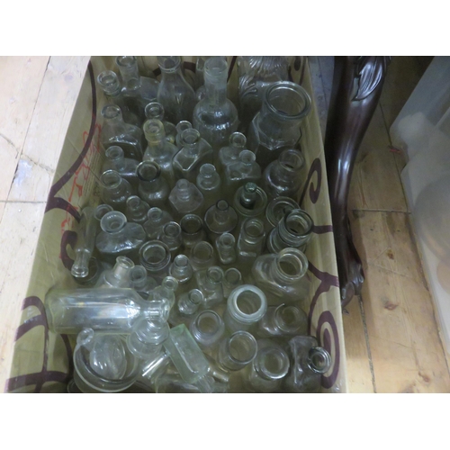 264 - Box With Various Bottles Chemist etc