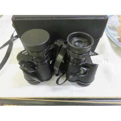 345 - Pair of Zenith Binoculars in Case