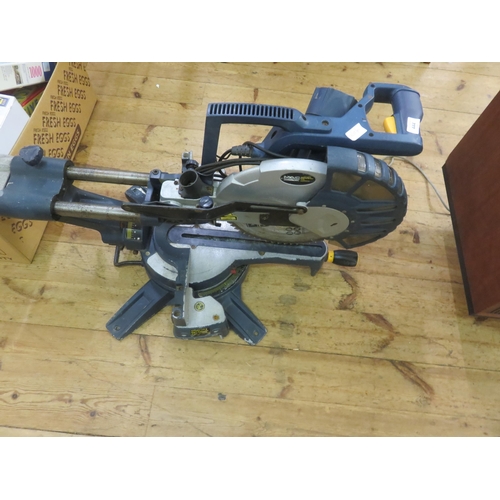 444 - MacAllister Double Bevel Slide Mitre Saw