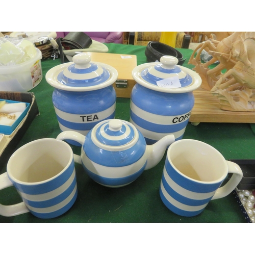 260A - Five Pieces of T.G. Green Cornish Ware