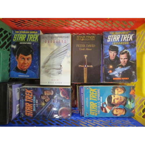 366 - Box of Star Trek Paper Back Books