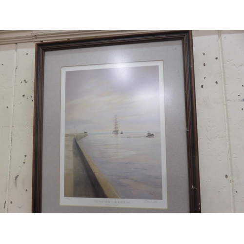 50 - Two Eric Auld Tall Ships Prints