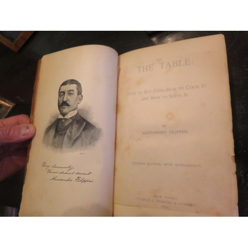 286 - One Vol. The Table by Allesandro Fillippene 1891Starting Bid 5 GBP