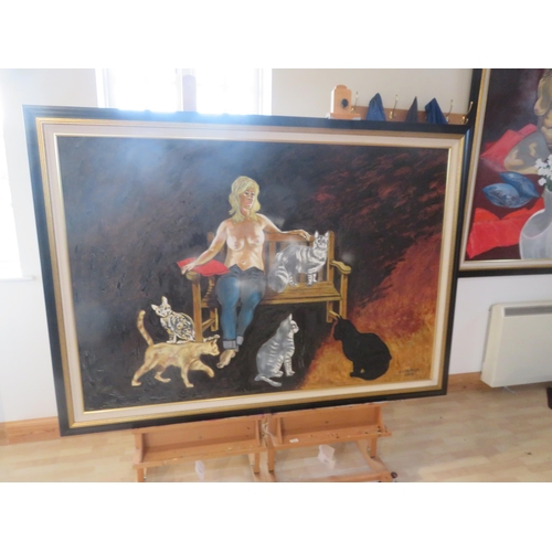 300 - Large collection of Oil Paintings by LorenziStarting Bid 100 GBP