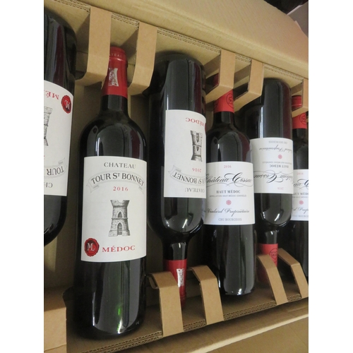 123 - Case of 12 bottles 2016 Wine Society French Value Clarets Red Wine