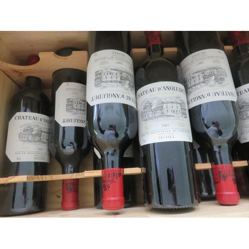 140 - Case of 10 Wine Society bottles Chateau D'Angludet 2007 French Red wine