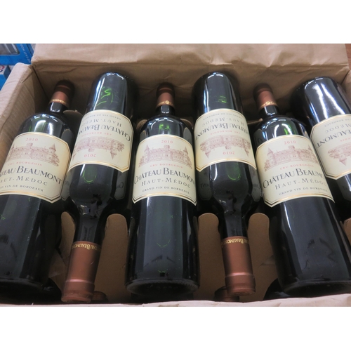 141 - Case of 12  Wine Society Chateau Beamont, Haut-Medoc 2010 French Red Wine