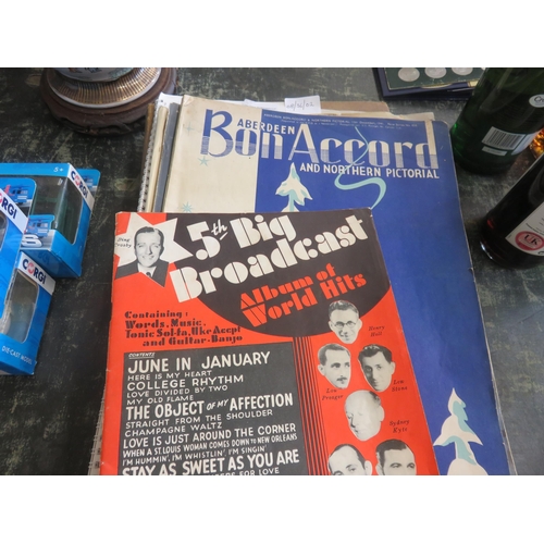 148 - Small Lot of Magazines, Bon Accord and Book