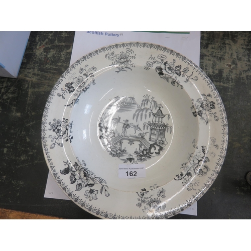 162 - Campbellfield Pottery Blu and White TA KOO Bowl C 1880