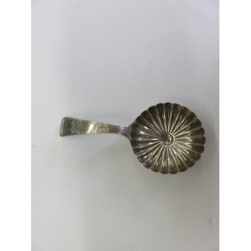 218 - Georgian Silver Caddy Spoon