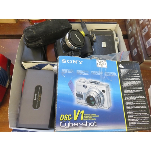 247 - Lot of Sony and JVC Handcams etc