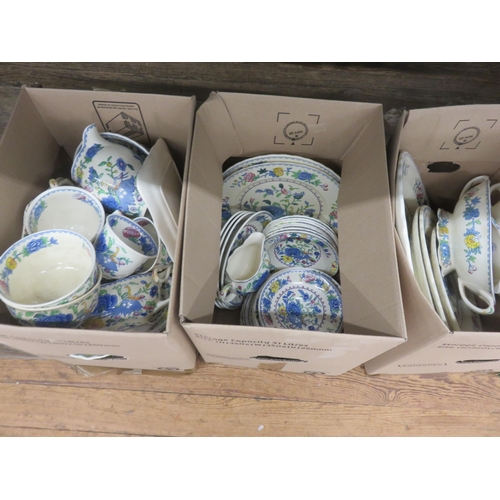 286 - Three Boxes of Masons Dinner Ware