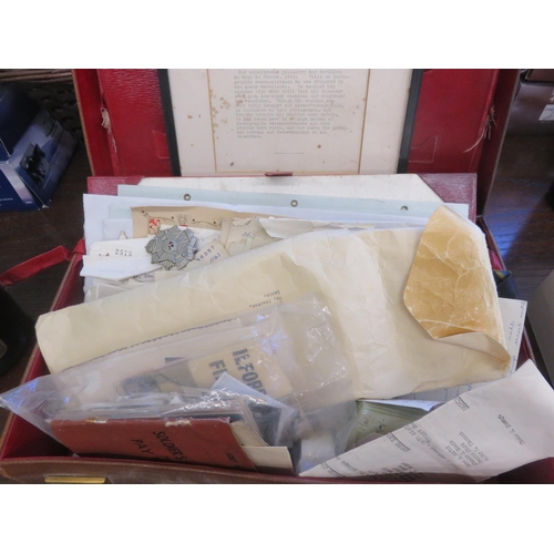 305 - Box with Ephemera, mostly war related