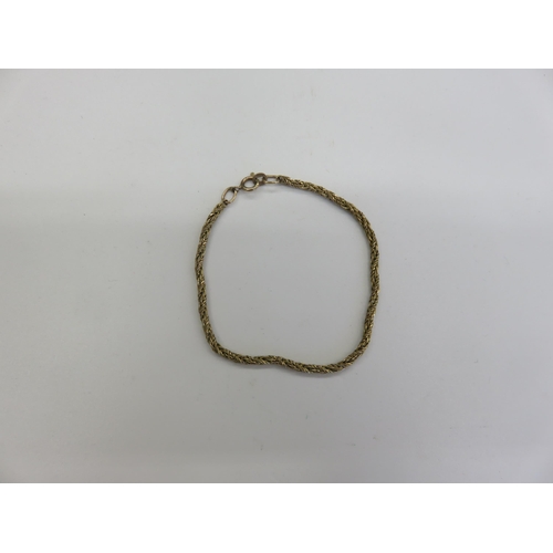 47 - 9ct Gold Bracelet - 4.48g