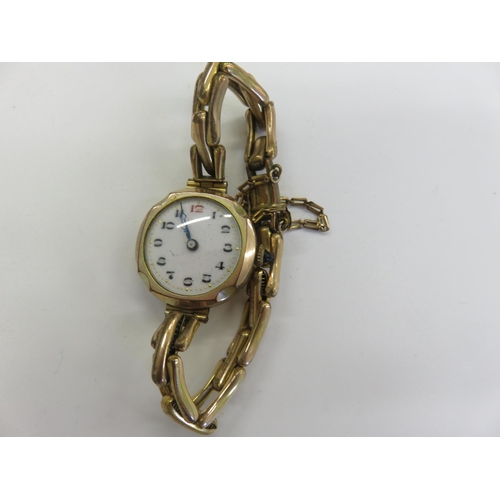 60 - Ladies Gold Plated Cocktail Watch