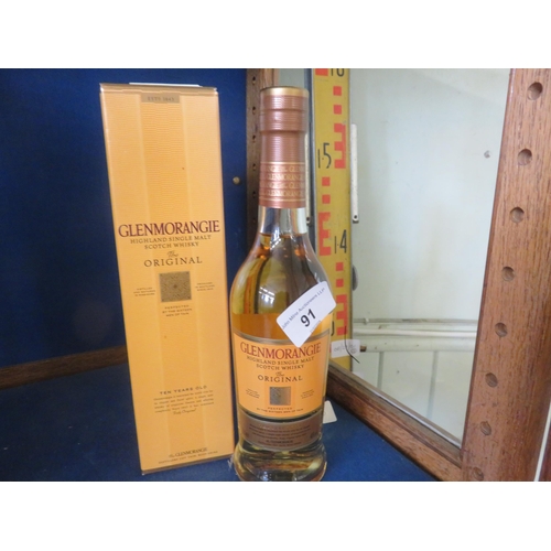 91 - Boxed Half Bottle Glenmorangie Single Malt