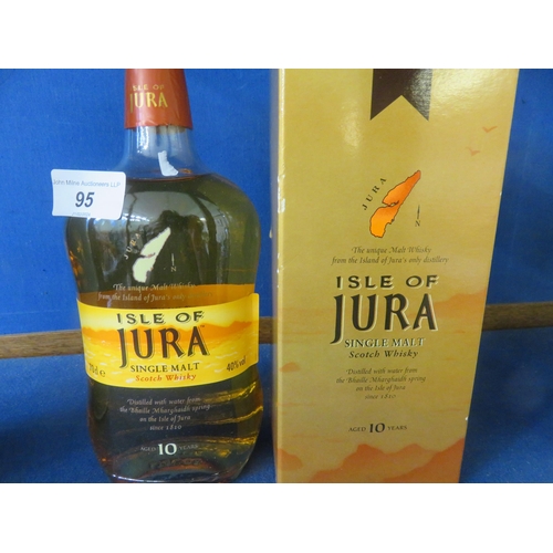 95 - Boxed Bottle Jura 10 year old Single Malt