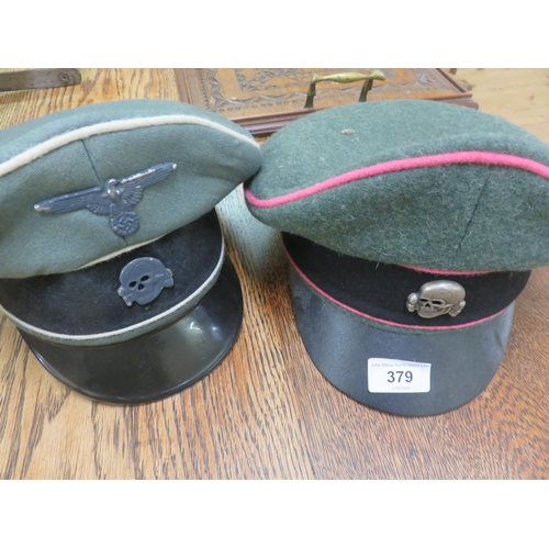 379 - Four repro German WW2 Caps