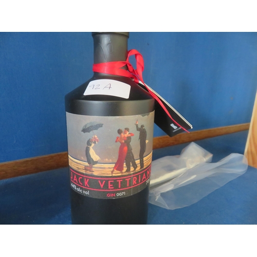 92A -  Bottle of Ltd Edition Signed Jack Vettriano Gin