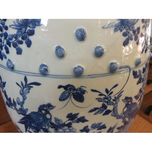 183 - Pair of Chinese Blue and White Garden Seats