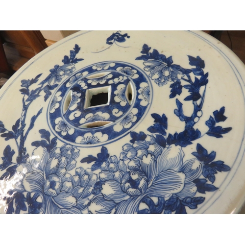 183 - Pair of Chinese Blue and White Garden Seats