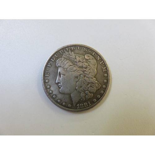 104 - 1881 Morgan Liberty Head Silver Dollar