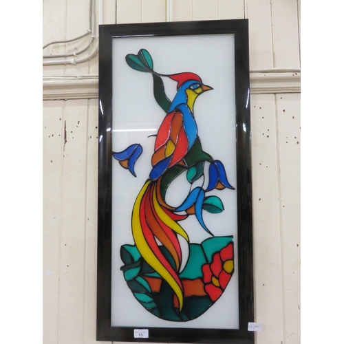 13 - Framed Stained Glass 