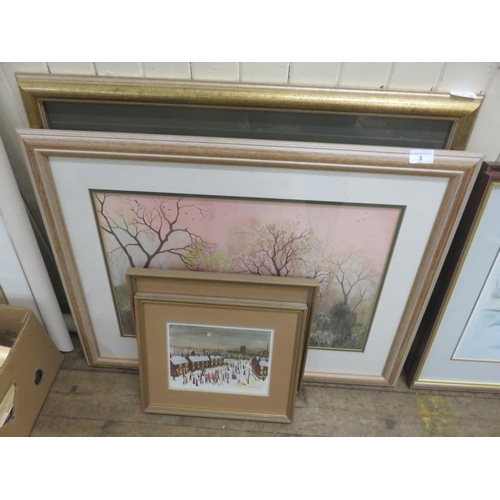 3 - Two Framed Large Prints and Two Framed Small Prints - Helen Bradley