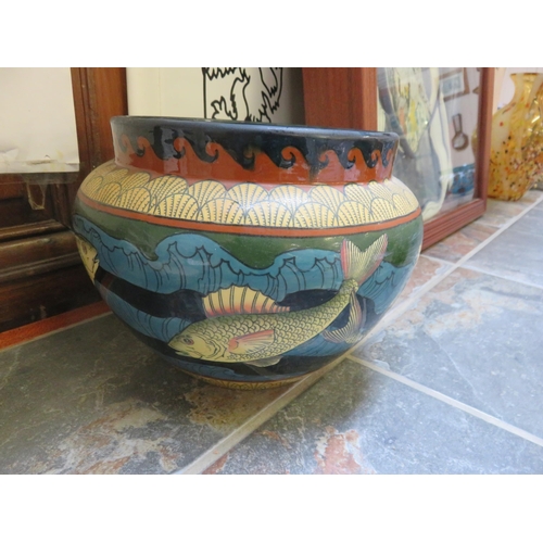The Foley (Intarsio) Bowl with Fish Design