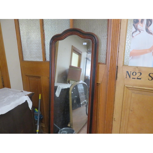 499 - Large Mahogany Wall Mirror