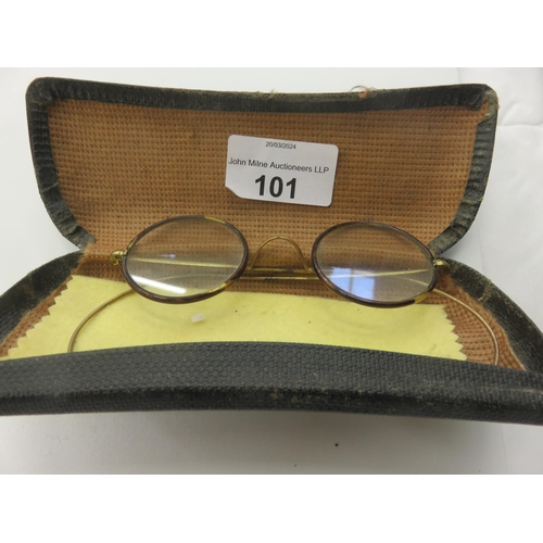 101 - Pair of Victorian Glasses in Original Case