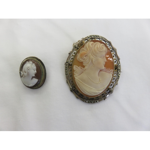 126 - Two Cameo Brooches