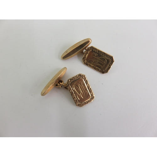 150 - Pair of 9ct Gold Cufflinks 6.2g