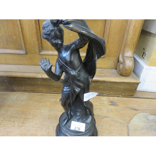 276 - Bronze Lady Statue