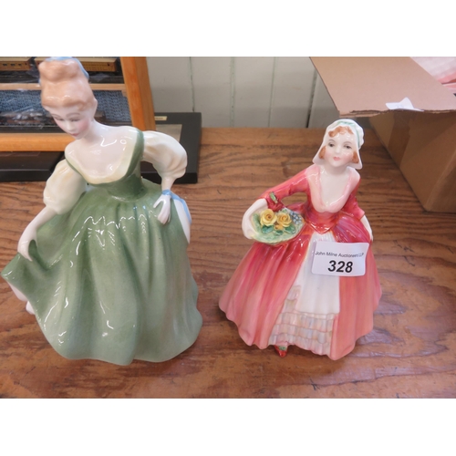 328 - Two Doulton Figures 