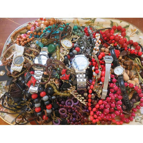 336 - Large lot of Costume Jewellery and Watches