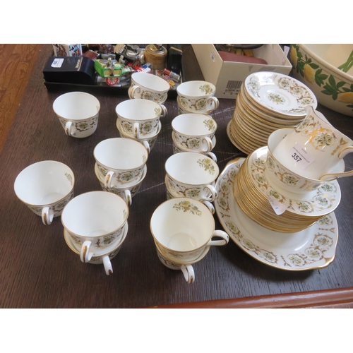 357 - Royal Crown Derby Grosvenor 18 piece Tea Service