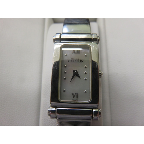 83 - Boxed Michel Herbelin Wrist Watch